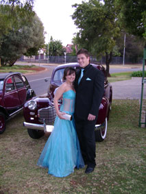 Christine Moller (Girls High- Pretoria) and Lee Thompson - 16 August 2008