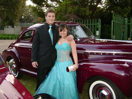 Christine Moller (Girls High- Pretoria) and Lee Thompson - 16 August 2008