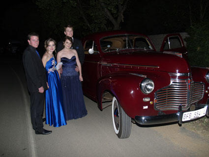 James Waldron, Maxine Twaddle (Brescia House), Caitlin Tangney (Brescia House) and Ross Hardie - 8 May 2010